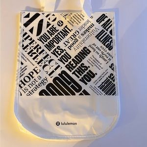 Lululemon Tote Shopping Bag